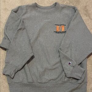 Tufts Fletcher School Champion Gray Crewneck Men's Sweater